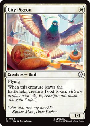 City Pigeon (SPM-004) [Marvel's Spider-Man] Foil