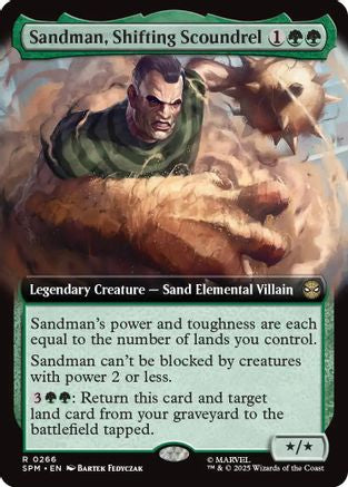 Sandman, Shifting Scoundrel (Extended Art) (SPM-266) [Marvel's Spider-Man]