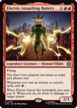Electro, Assaulting Battery (SPM-076) [Marvel's Spider-Man]
