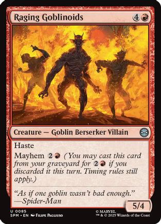 Raging Goblinoids (SPM-085) [Marvel's Spider-Man] Foil