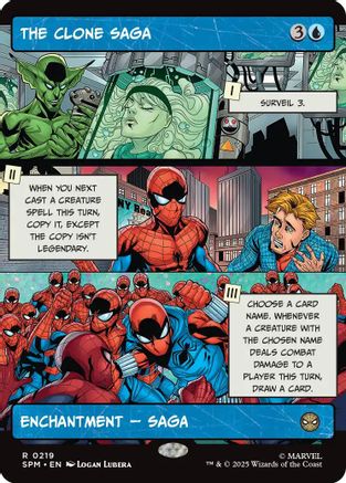 The Clone Saga (Borderless) (SPM-219) [Marvel's Spider-Man] Foil