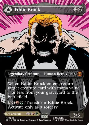 Eddie Brock (SPM-233) (Borderless) [Marvel's Spider-Man] Foil