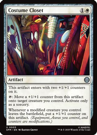 Costume Closet (SPM-005) [Marvel's Spider-Man] Foil