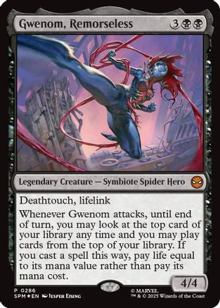 Gwenom, Remorseless (UMP-286) [Unique and Miscellaneous Promos] Foil