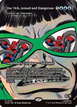 Doc Ock, Armed and Dangerous - Lorthos, the Tidemaker (Borderless) (MAR-010) [Marvel Eternal-Legal]