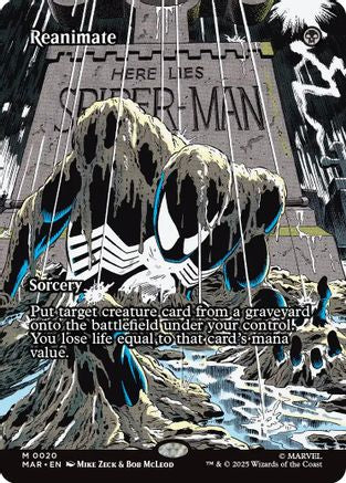 Reanimate (Borderless) (MAR-020) [Marvel Eternal-Legal]