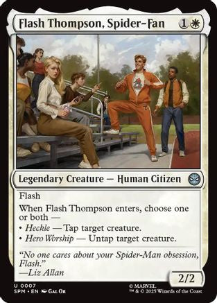 Flash Thompson, Spider-Fan (SPM-007) [Marvel's Spider-Man] Foil