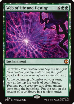 Web of Life and Destiny (SPM-122) [Marvel's Spider-Man] Foil