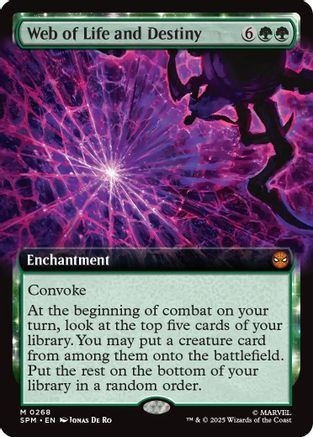 Web of Life and Destiny (Extended Art) (SPM-268) [Marvel's Spider-Man] Foil