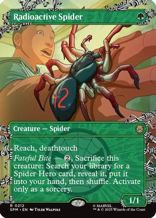 Radioactive Spider (Borderless) (SPM-212) [Marvel's Spider-Man] Foil