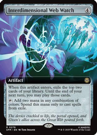 Interdimensional Web Watch (Extended Art) (SPM-278) [Marvel's Spider-Man] Foil