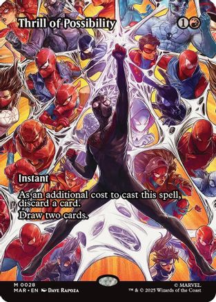 Thrill of Possibility (Borderless) (MAR-028) [Marvel Eternal-Legal]