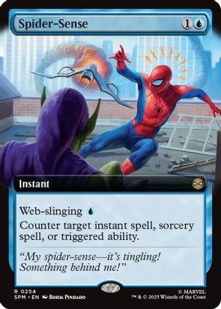 Spider-Sense (Extended Art) (SPM-254) [Marvel's Spider-Man] Foil