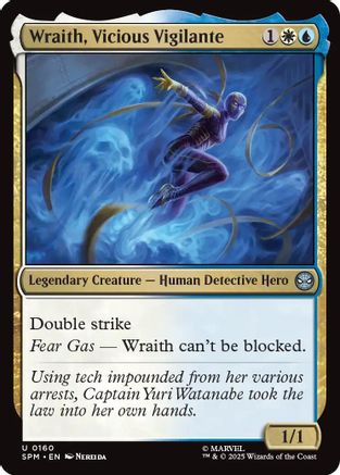 Wraith, Vicious Vigilante (SPM-160) [Marvel's Spider-Man] Foil