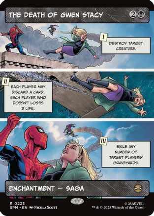 The Death of Gwen Stacy (Borderless) (SPM-223) [Marvel's Spider-Man]