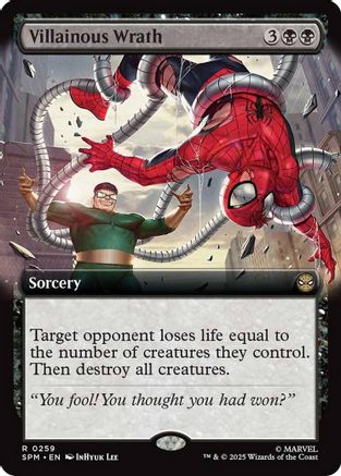 Villainous Wrath (Extended Art) (SPM-259) [Marvel's Spider-Man] Foil