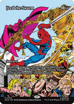 Feed the Swarm (Borderless) (MAR-016) [Marvel Eternal-Legal]