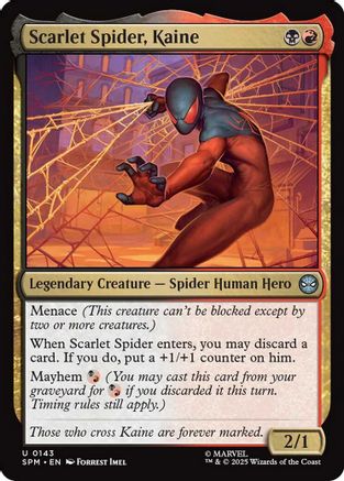 Scarlet Spider, Kaine (SPM-143) [Marvel's Spider-Man] Foil