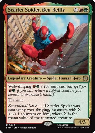 Scarlet Spider, Ben Reilly (SPM-142) [Marvel's Spider-Man] Foil