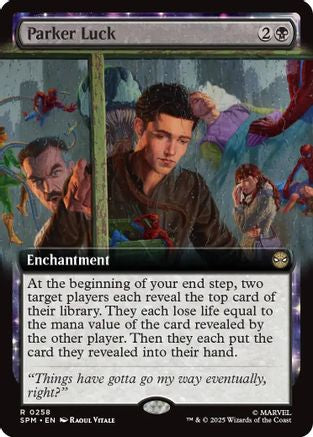 Parker Luck (Extended Art) (SPM-258) [Marvel's Spider-Man] Foil
