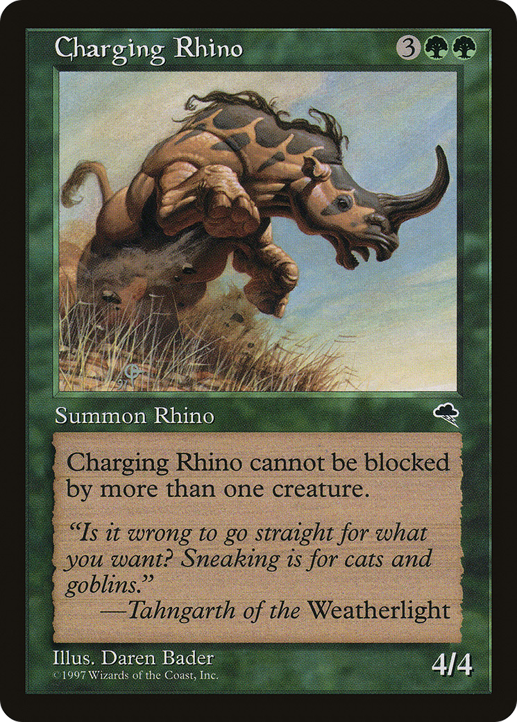 Charging Rhino (TMP-218) [Tempest]