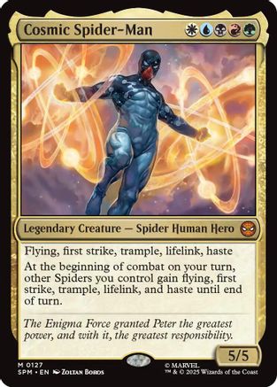 Cosmic Spider-Man (SPM-127) [Marvel's Spider-Man] Foil