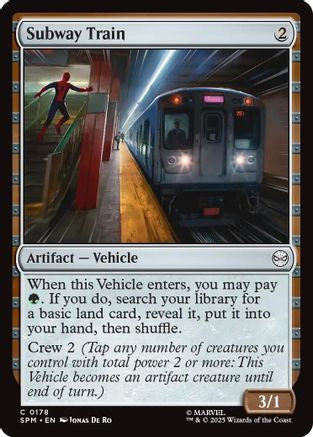 Subway Train (SPM-178) [Marvel's Spider-Man]