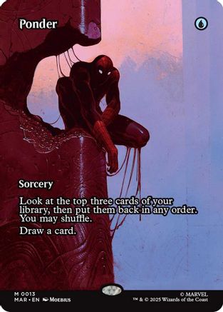 Ponder (Borderless) (MAR-013) [Marvel Eternal-Legal]