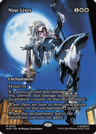 Nine Lives (Borderless) (MAR-003) [Marvel Eternal-Legal] Foil