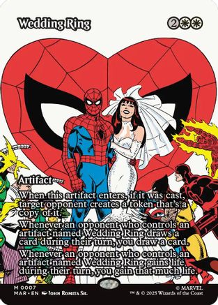 Wedding Ring (Borderless) (MAR-007) [Marvel Eternal-Legal] Foil