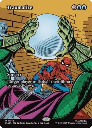 Traumatize (Borderless) (MAR-015) [Marvel Eternal-Legal] Foil