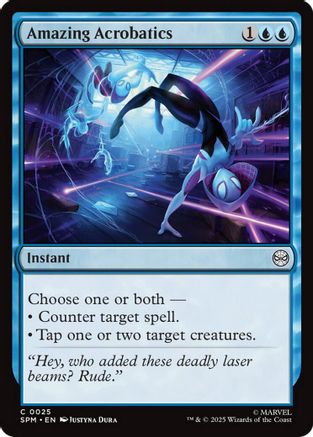 Amazing Acrobatics (SPM-025) [Marvel's Spider-Man] Foil