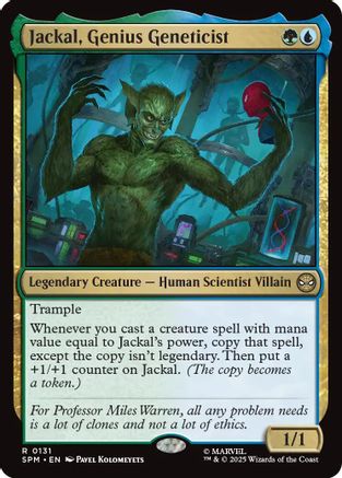 Jackal, Genius Geneticist (SPM-131) [Marvel's Spider-Man] Foil