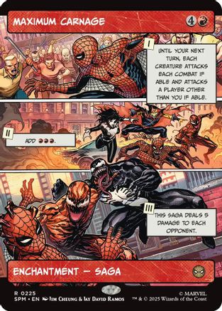 Maximum Carnage (Borderless) (SPM-225) [Marvel's Spider-Man]