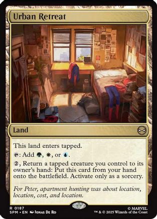 Urban Retreat (SPM-187) [Marvel's Spider-Man] Foil