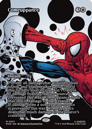 Comeuppance (Borderless) (MAR-001) [Marvel Eternal-Legal] Foil