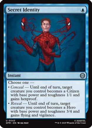 Secret Identity (SPM-043) [Marvel's Spider-Man]
