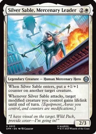 Silver Sable, Mercenary Leader (SPM-013) [Marvel's Spider-Man]