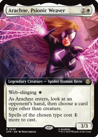 Arachne, Psionic Weaver (Extended Art) (SPM-245) [Marvel's Spider-Man] Foil