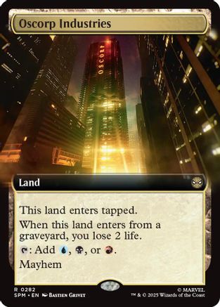 Oscorp Industries (Extended Art) (SPM-282) [Marvel's Spider-Man]