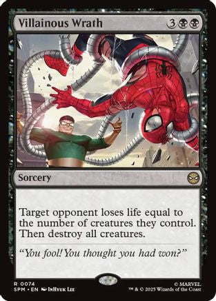 Villainous Wrath (SPM-074) [Marvel's Spider-Man] Foil