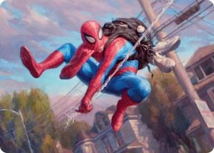 Spider-Man, Web-Slinger Art Card (AASPM-004) [Art Series: Marvel's Spider-Man]