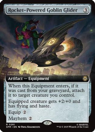 Rocket-Powered Goblin Glider (Extended Art) (SPM-281) [Marvel's Spider-Man]