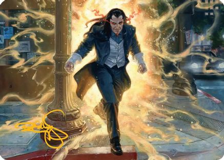 Morlun, Devourer of Spiders Art Card (Gold-Stamped Signature) (AASPM-009) [Art Series: Marvel's Spider-Man]