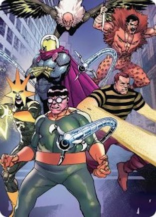 Behold the Sinister Six! Art Card (45/54) (AASPM-045) [Art Series: Marvel's Spider-Man]