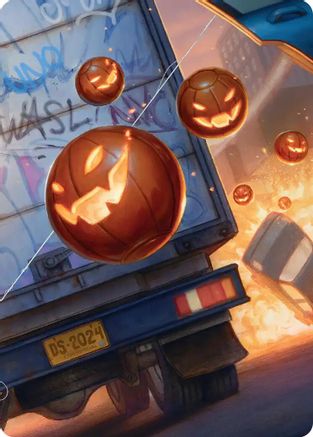 Pumpkin Bombs Art Card [Art Series: Marvel's Spider-Man]