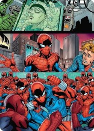 The Clone Saga Art Card (AASPM-042) [Art Series: Marvel's Spider-Man]