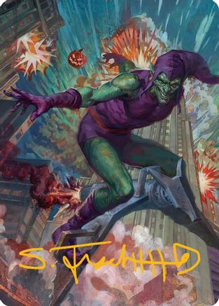 Green Goblin Art Card (26/54) (Gold-Stamped Signature) (AASPM-026) [Art Series: Marvel's Spider-Man]