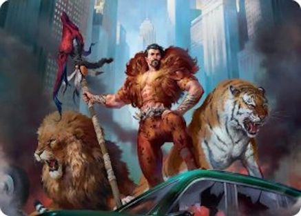 Kraven, Proud Predator Art Card (AASPM-028) [Art Series: Marvel's Spider-Man]