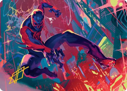 Spider-Man 2099 Art Card (Gold-Stamped Signature) (AASPM-030) [Art Series: Marvel's Spider-Man]